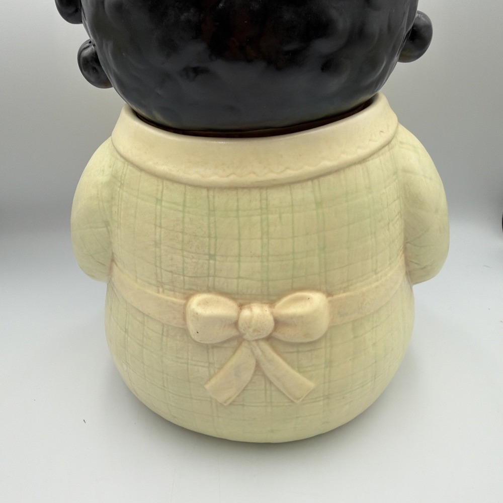 Treasure Craft Cookie Jar Black Rag Doll "Spice" 14" H x 10" L Vintage USA - Picture 7 of 10